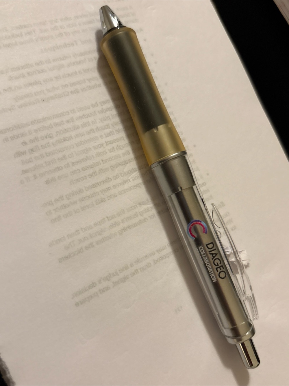 Diageo Brands Promotional Pen